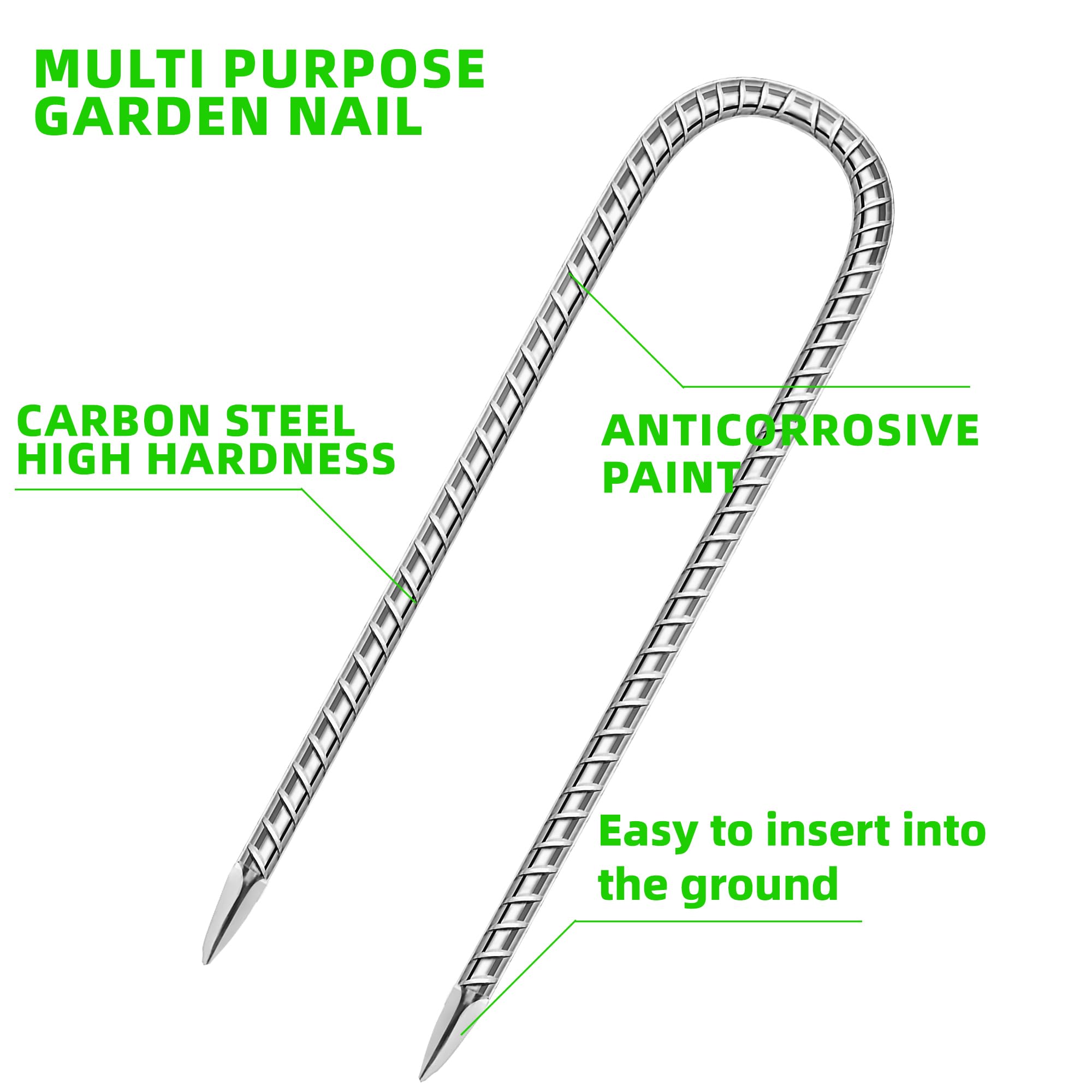 ESSFF U-shaped hook detail showing galvanized finish and secure attachment