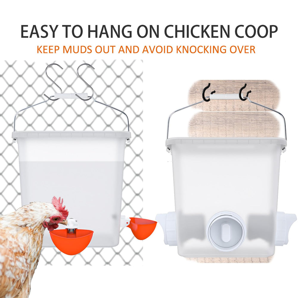 Essilnn size comparison showing bucket capacity benefit for weekly refills