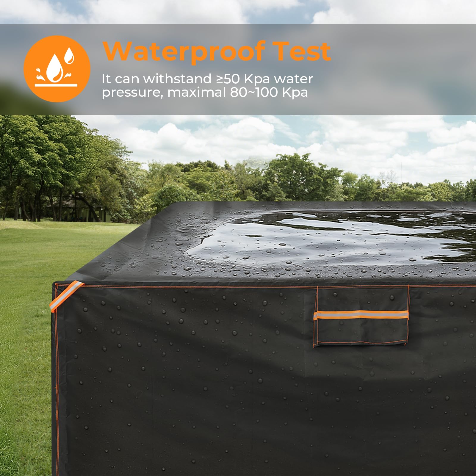ESSORT buckles and anchor straps displayed for secure wind resistance