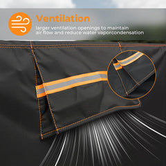 ESSORT double-stitched seam detail demonstrating reinforced durability