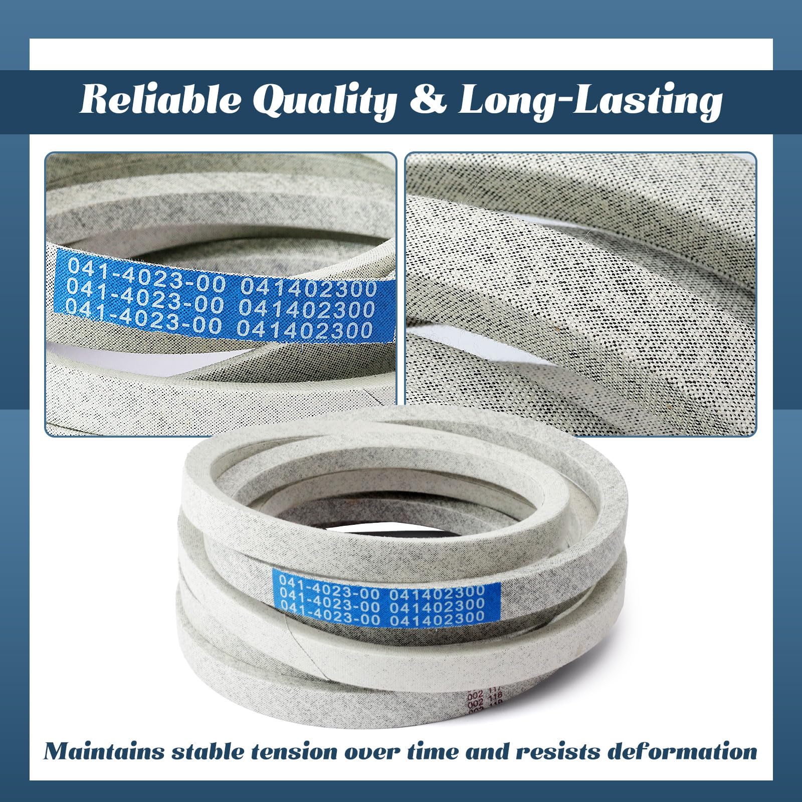 Esttlamer belt next to measuring scale showing correct size and fitment confidence