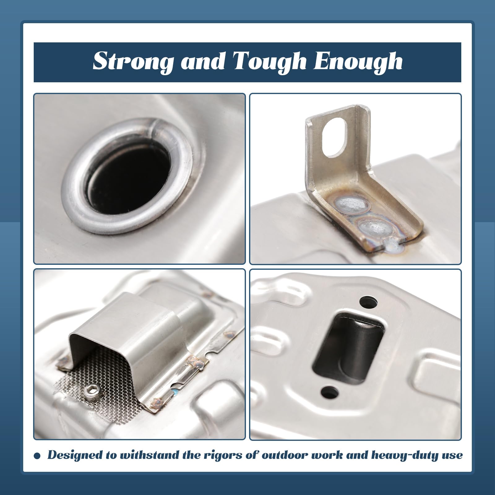 Esttlamer muffler packaging and label showing clear part number identification