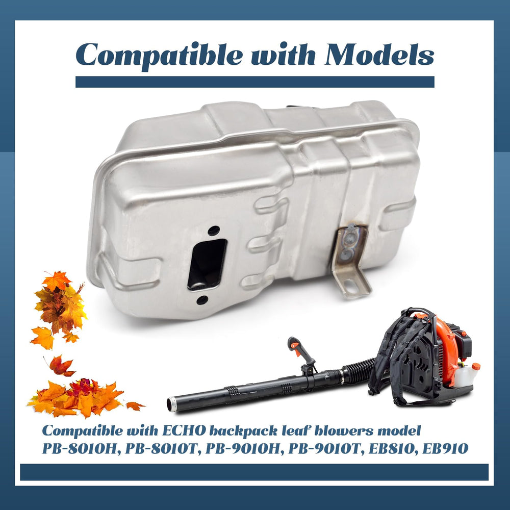 Esttlamer muffler side profile demonstrating compact design and airflow benefit