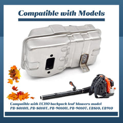 Esttlamer muffler side profile demonstrating compact design and airflow benefit