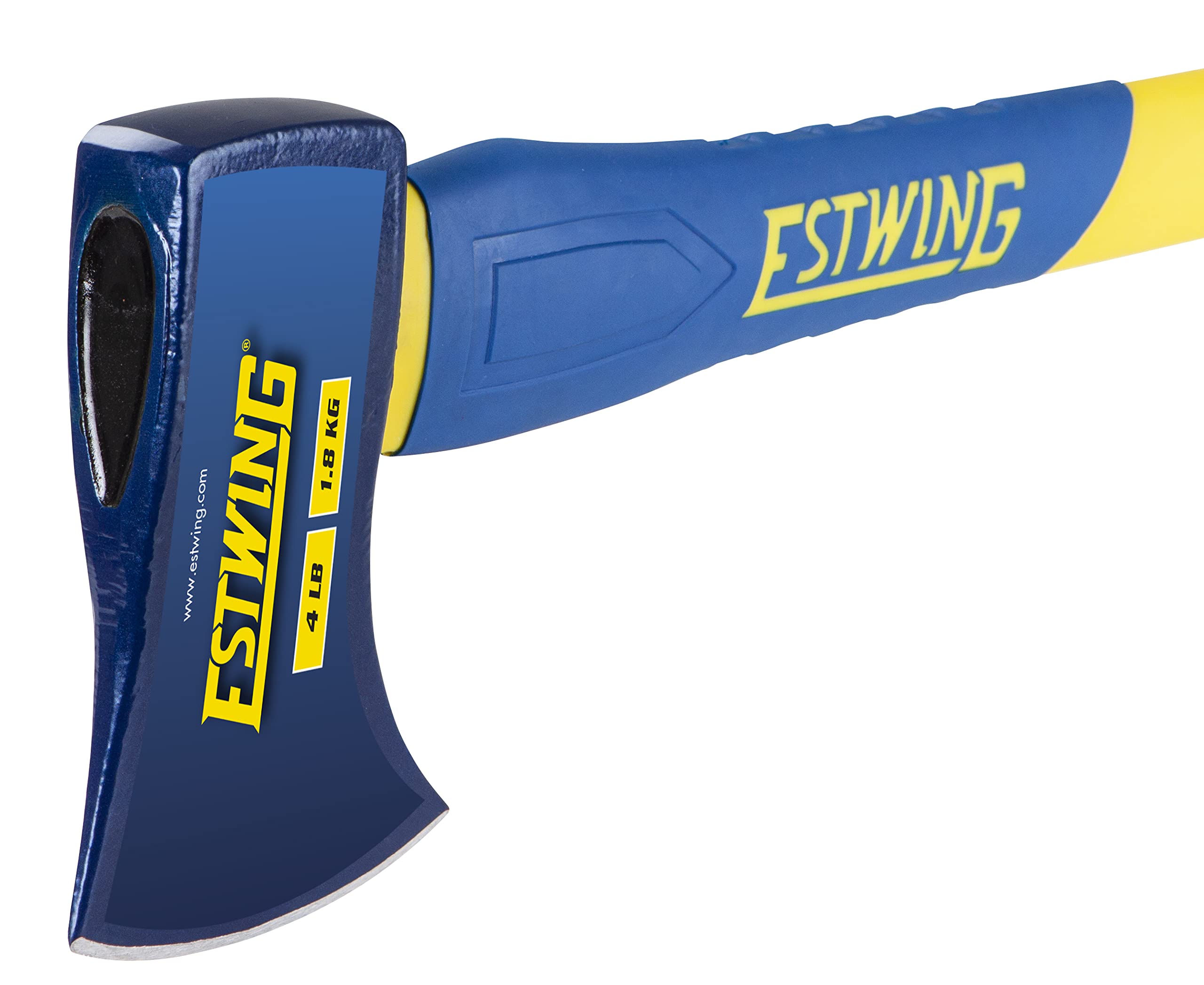 Estwing axe splitting firewood demonstrating efficient cutting performance
