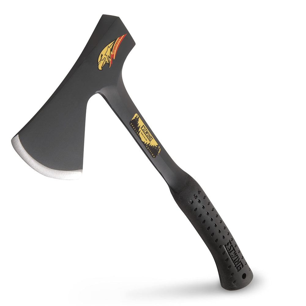 Estwing Camper's Axe front view showing balance and forged one-piece strength