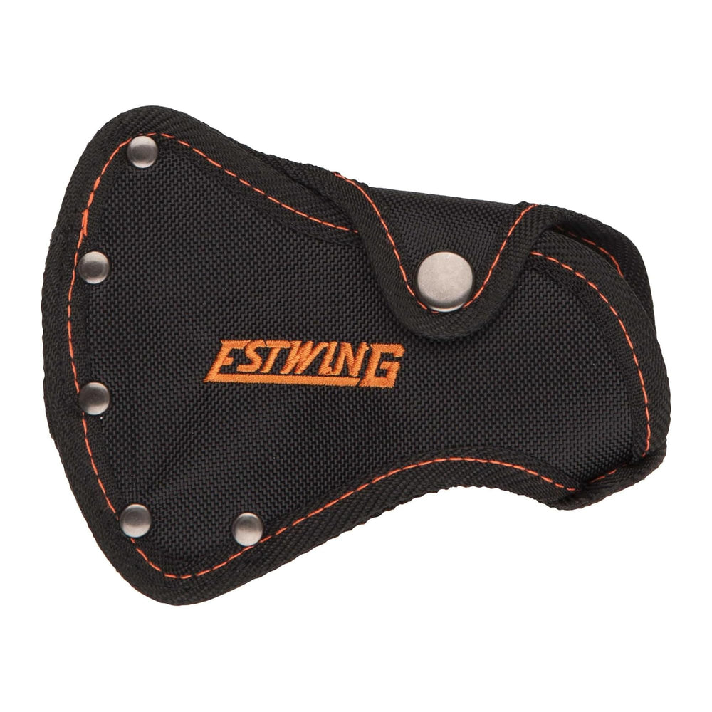 Estwing ballistic nylon sheath with belt loop showing safe carry and protection