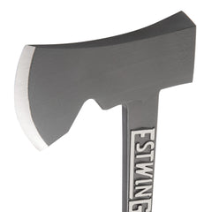 Estwing detail of stake puller notch showing campsite convenience and leverage