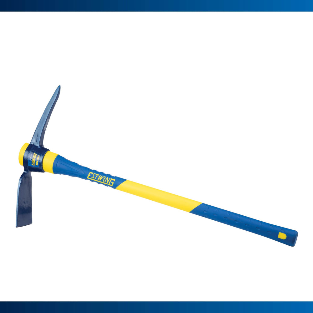 Estwing fiberglass handle detail showing grip and vibration reduction for user comfort