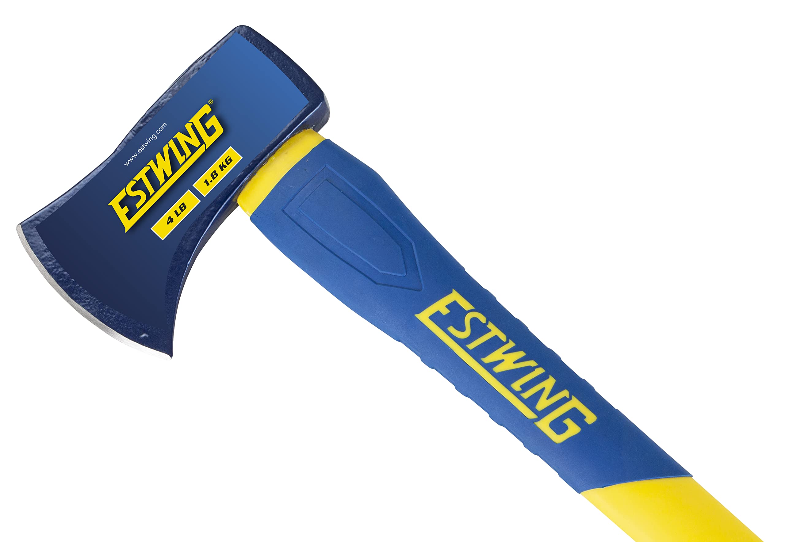 Estwing detail of 36-inch dual-injection fiberglass handle for reduced vibration