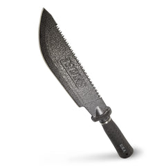 Estwing machete front view showing full forged steel blade and powder coat protection