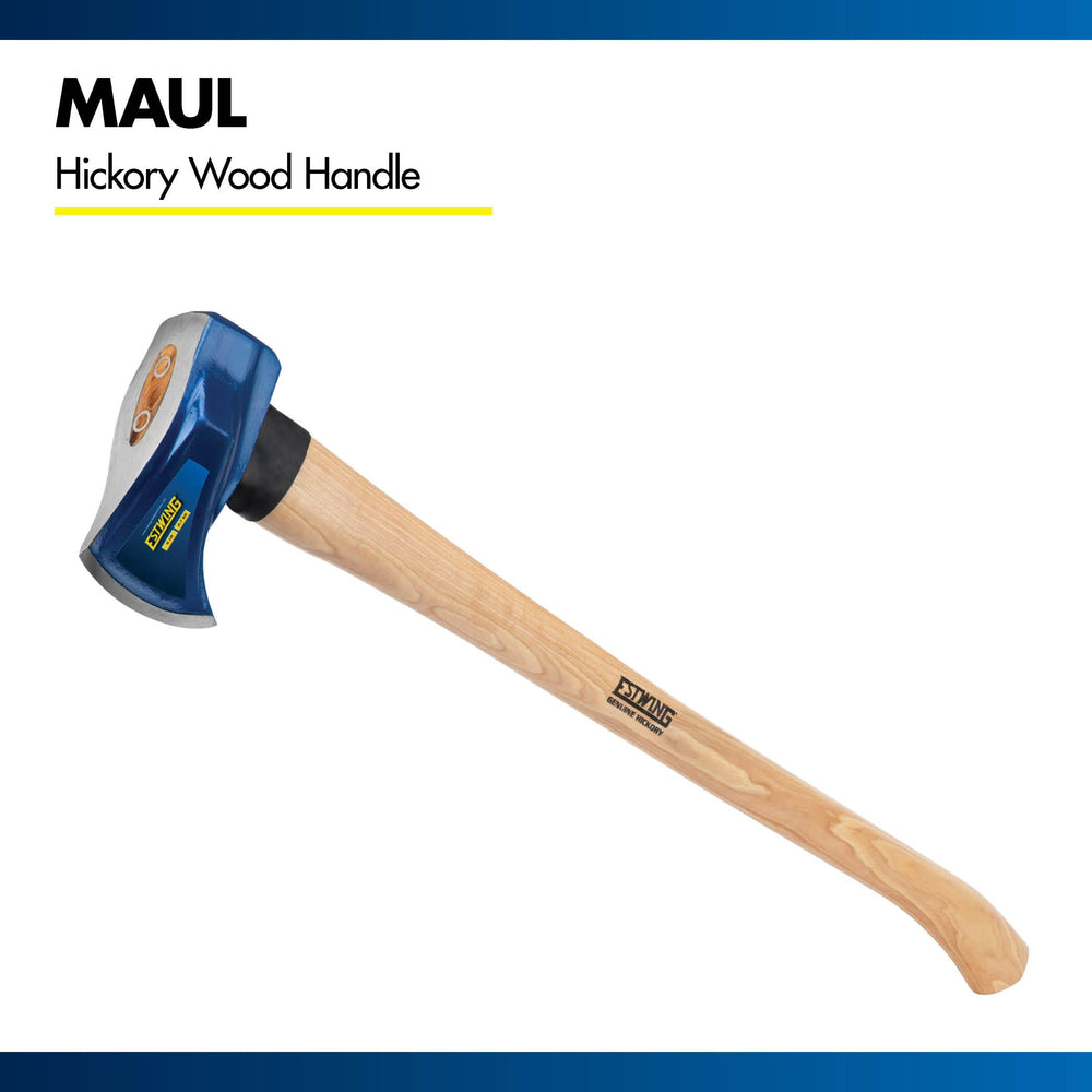 Estwing hickory handle grain detail showing comfortable grip cushioning