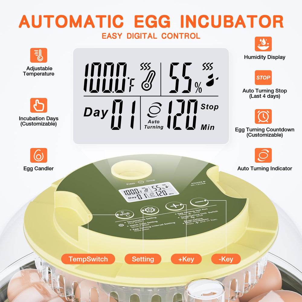 Etegow clear 360° window closeup offering visible monitoring advantage