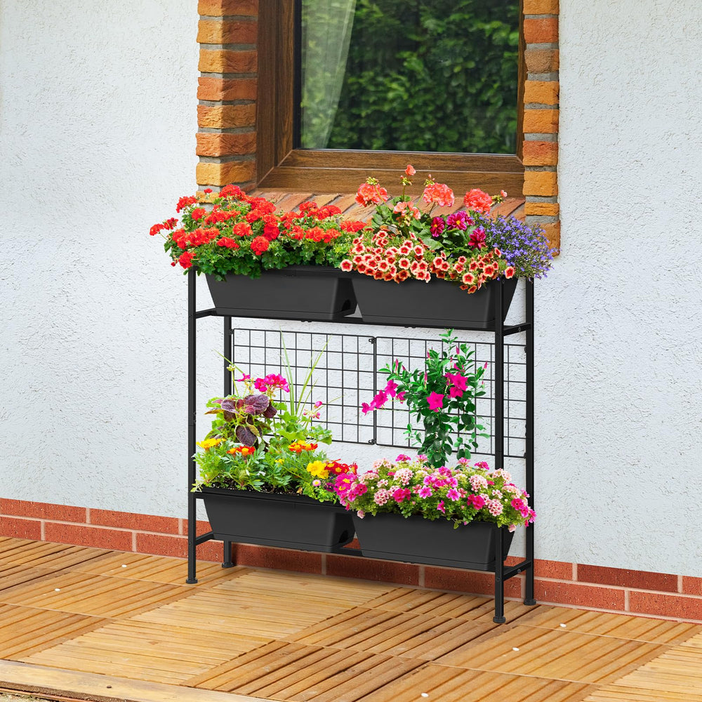 ETELI leg and frame detail highlighting stable elevated height for comfortable gardening