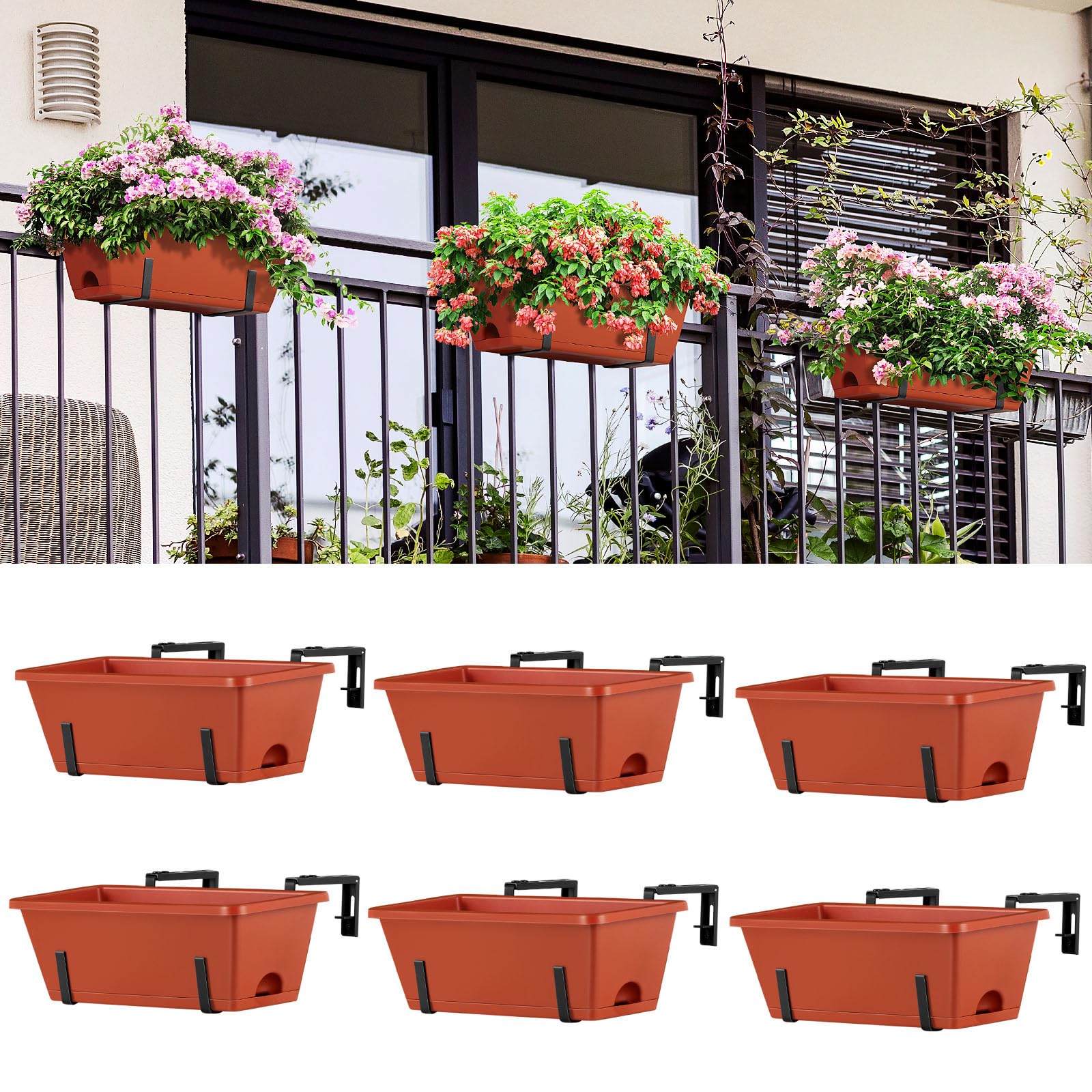 ETELI lifestyle porch display showing coordinated curbside planting benefit