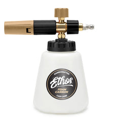 Ethos Foam Cannon Pro V2 front view showing robust construction and control