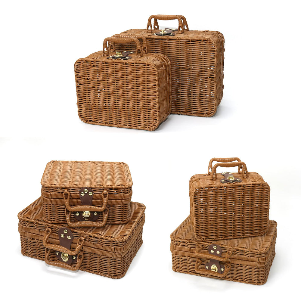 Etnorsu basket used as card holder at event showing attractive decorative function