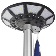 Etzeaxus front view showing bright LED ring and wide coverage