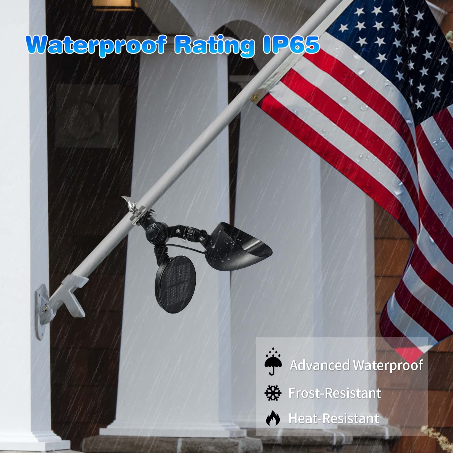 Etzeaxus weatherproof housing close-up demonstrating durable outdoor protection