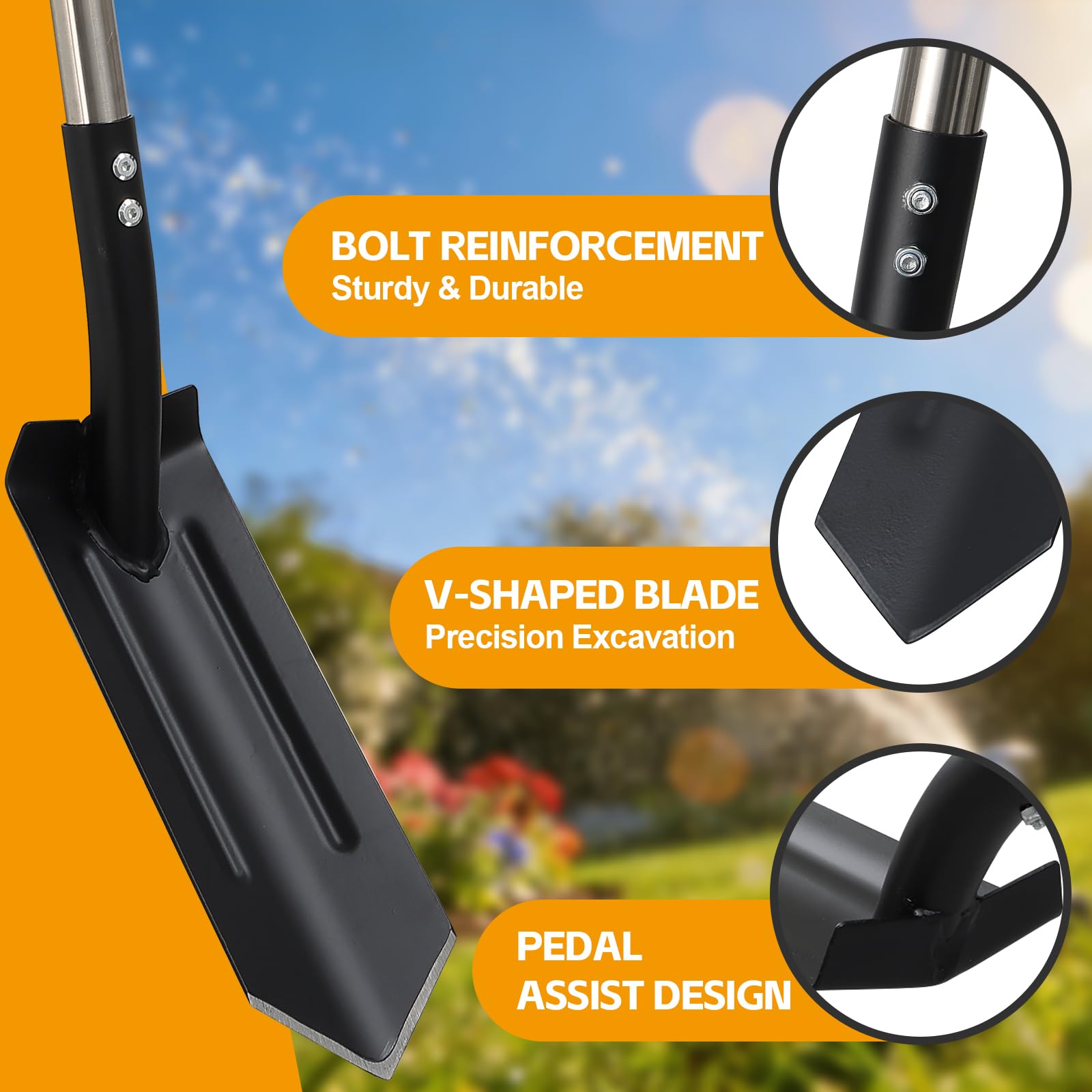 EUIJOIP blade edge cutting compacted clay, efficient penetration benefit