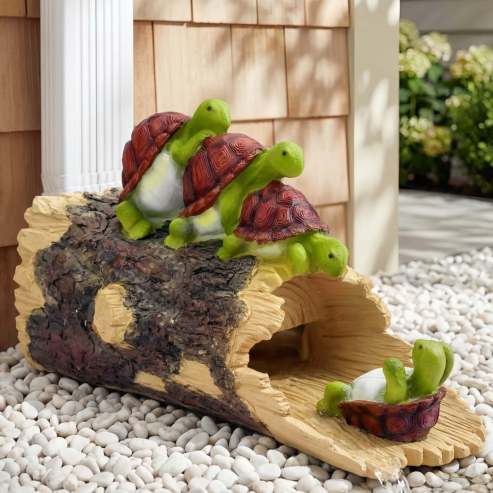 Euiroet turtle close detail of hand-painted finish showcasing long-lasting color