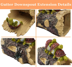 Euiroet turtle side close-up of resin texture highlighting durable weatherproof finish