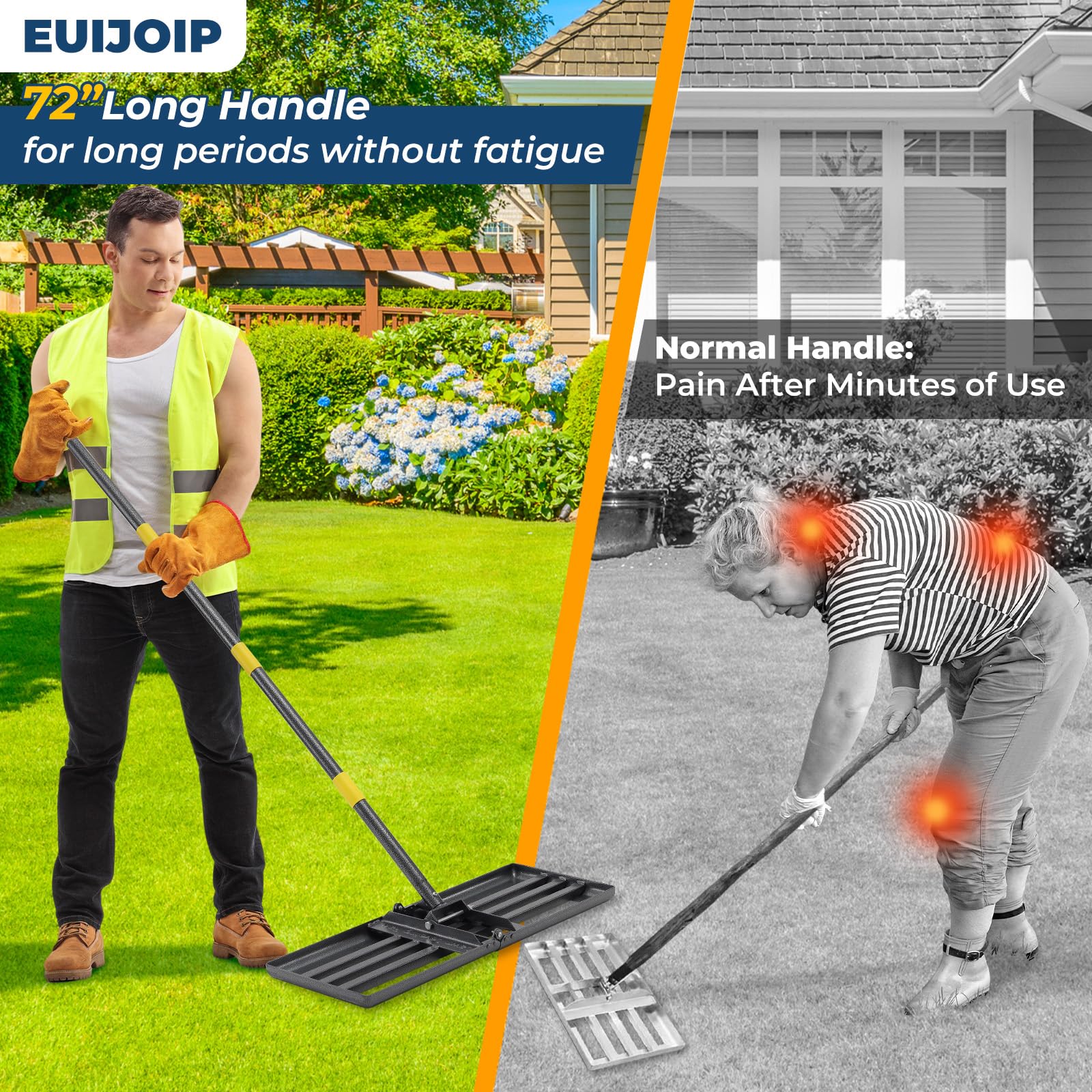 EUIJOIP primer plano del acero resistente para durabilidad en obra exterior