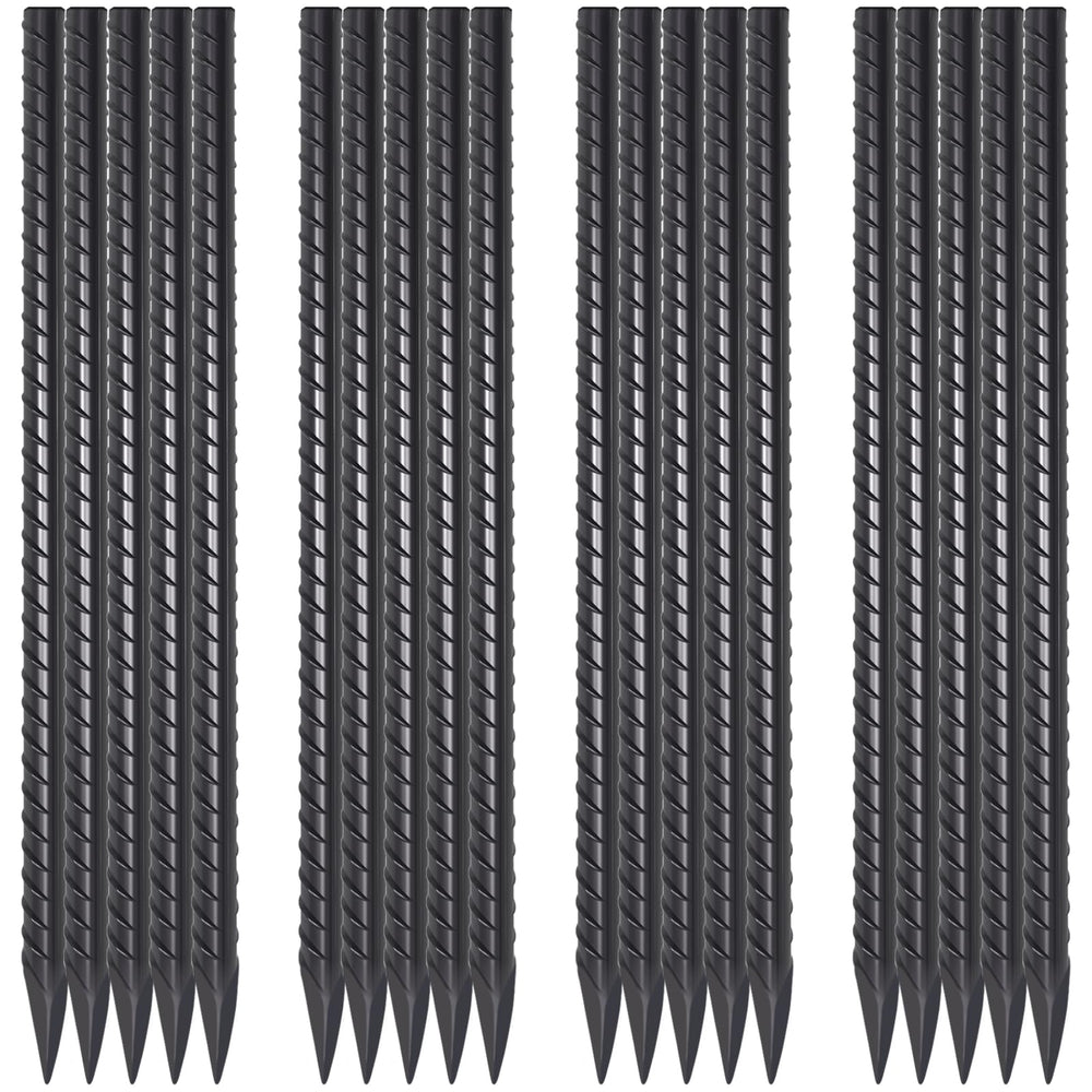 EUOKOK front view of 20-pack stakes showing quantity and finish, durable supply