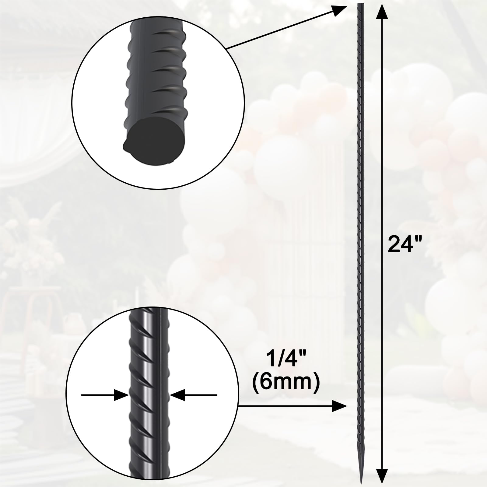 EUOKOK chisel tip close-up illustrating easy driving and penetration benefit