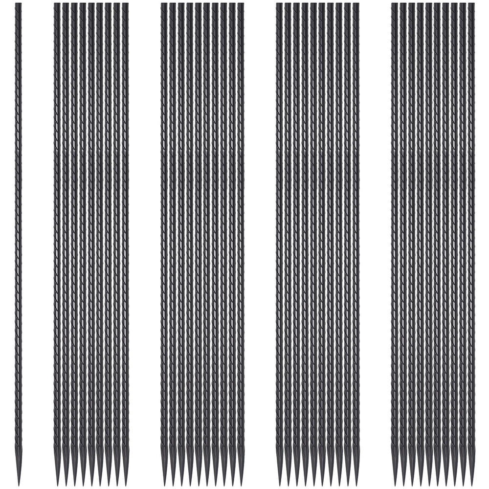 EUOKOK front pack of 40 rebar stakes showing quantity and durable finish for bulk projects