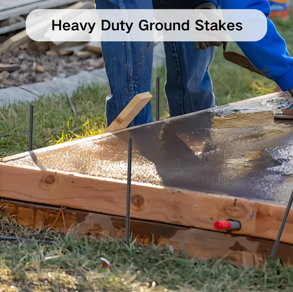 EUOKOK stakes anchoring garden tent demonstrating reliable outdoor hold and safety