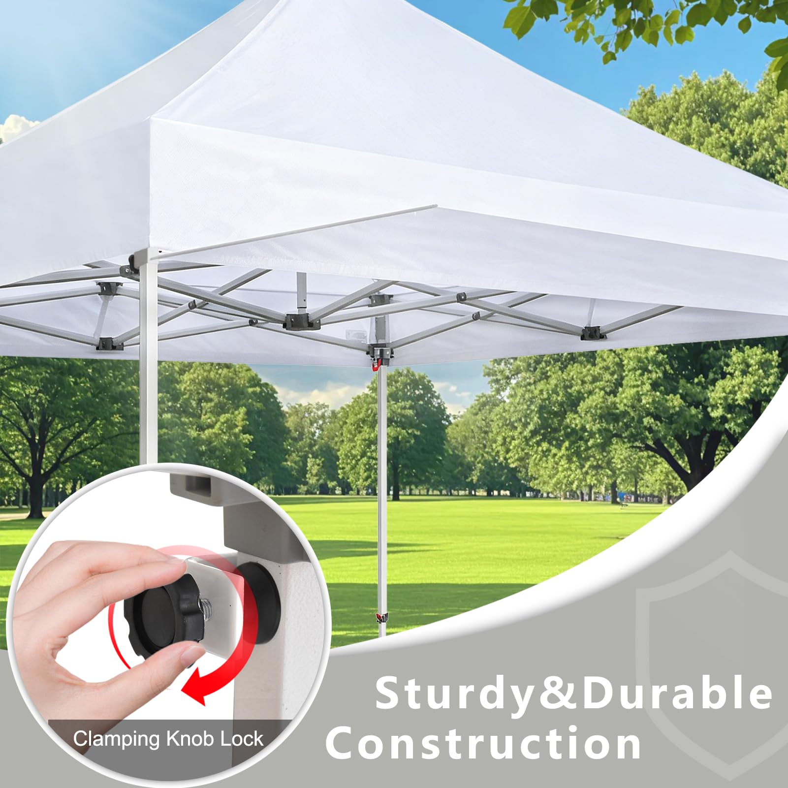 Eurmax awning folded and packed for transport, compact and easy to store