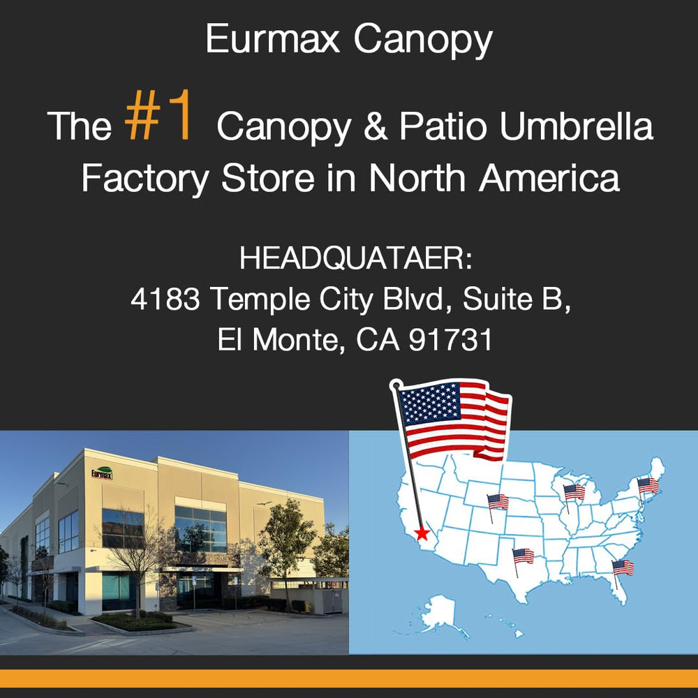 Eurmax close-up of heavy-duty polyester texture, demonstrates UPF50+ sun protection