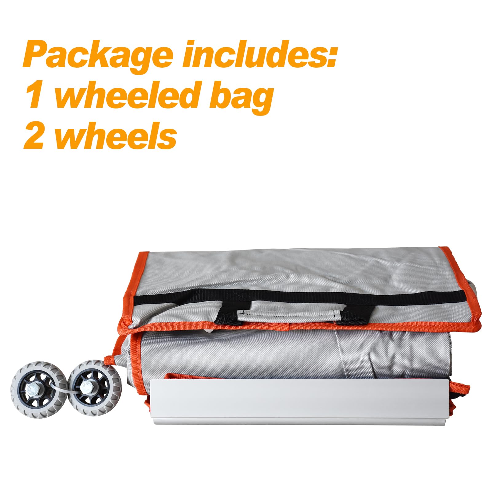 Eurmax bag open revealing main compartment holding folded 10x15 canopy frame for neat storage