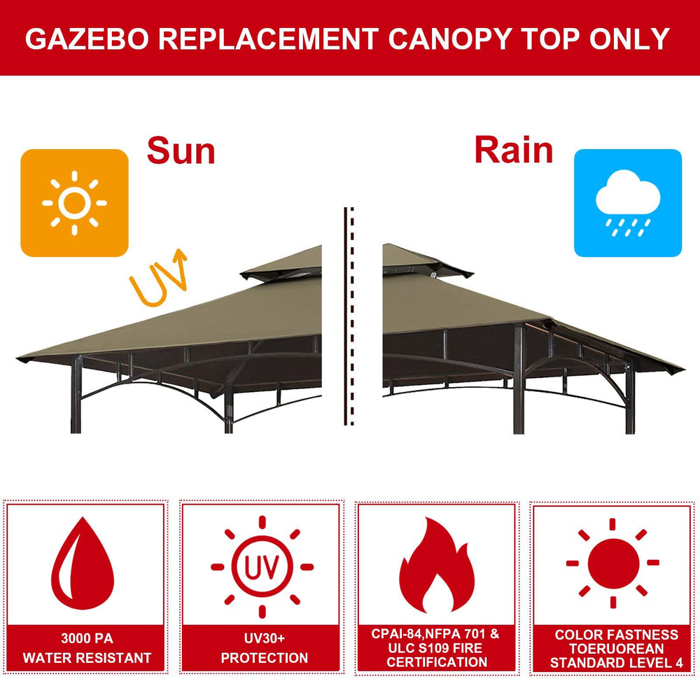 Eurmax canopy scale beside chair illustrating 5x8 size for proper planning