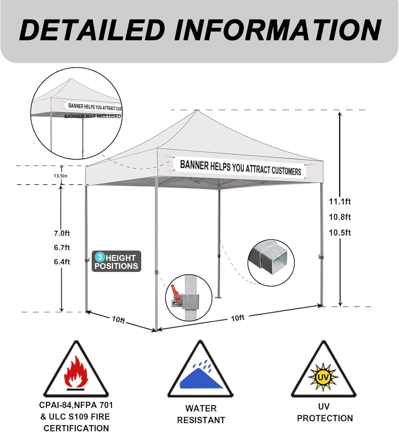 Eurmax fabric seam detail demonstrating water-resistant protection benefit