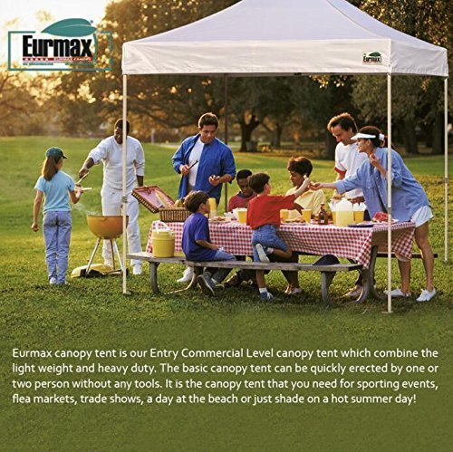 Eurmax valance and banner sleeve close-up showing branding flexibility benefit