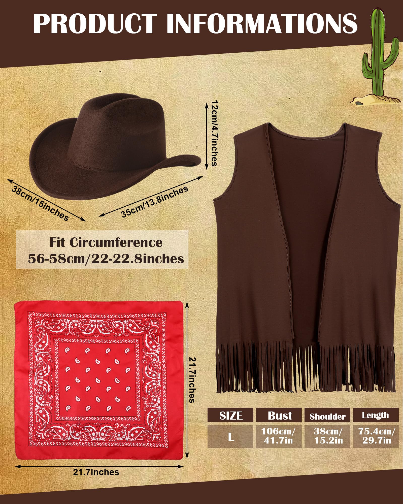 Eurzom western vest texture closeup demonstrating durable fabric and fit