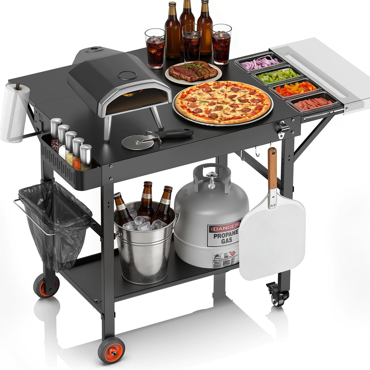 EUTRKei front view showing full cart setup and benefits