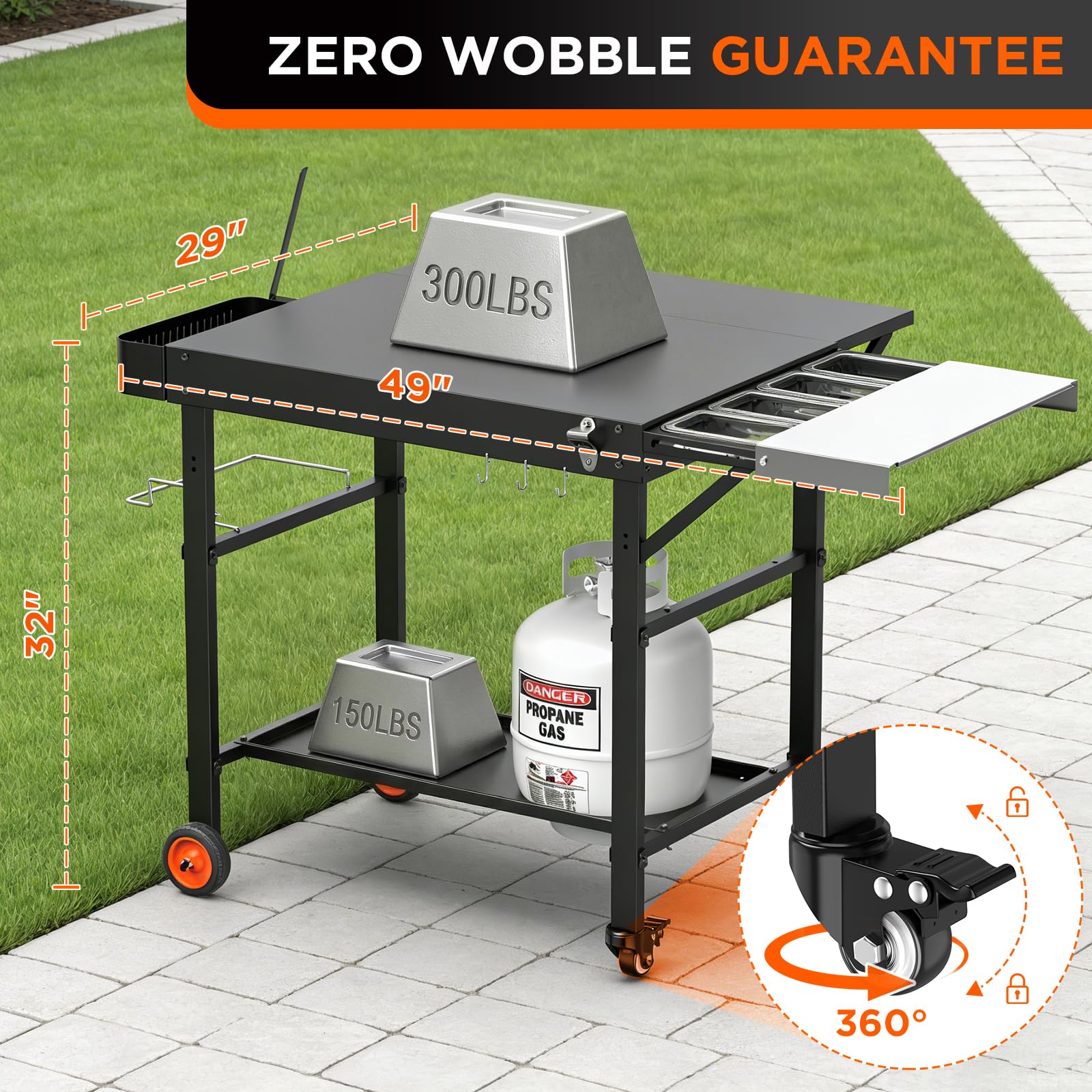 EUTRKei tool hooks and condiment caddies keeping workspace organized