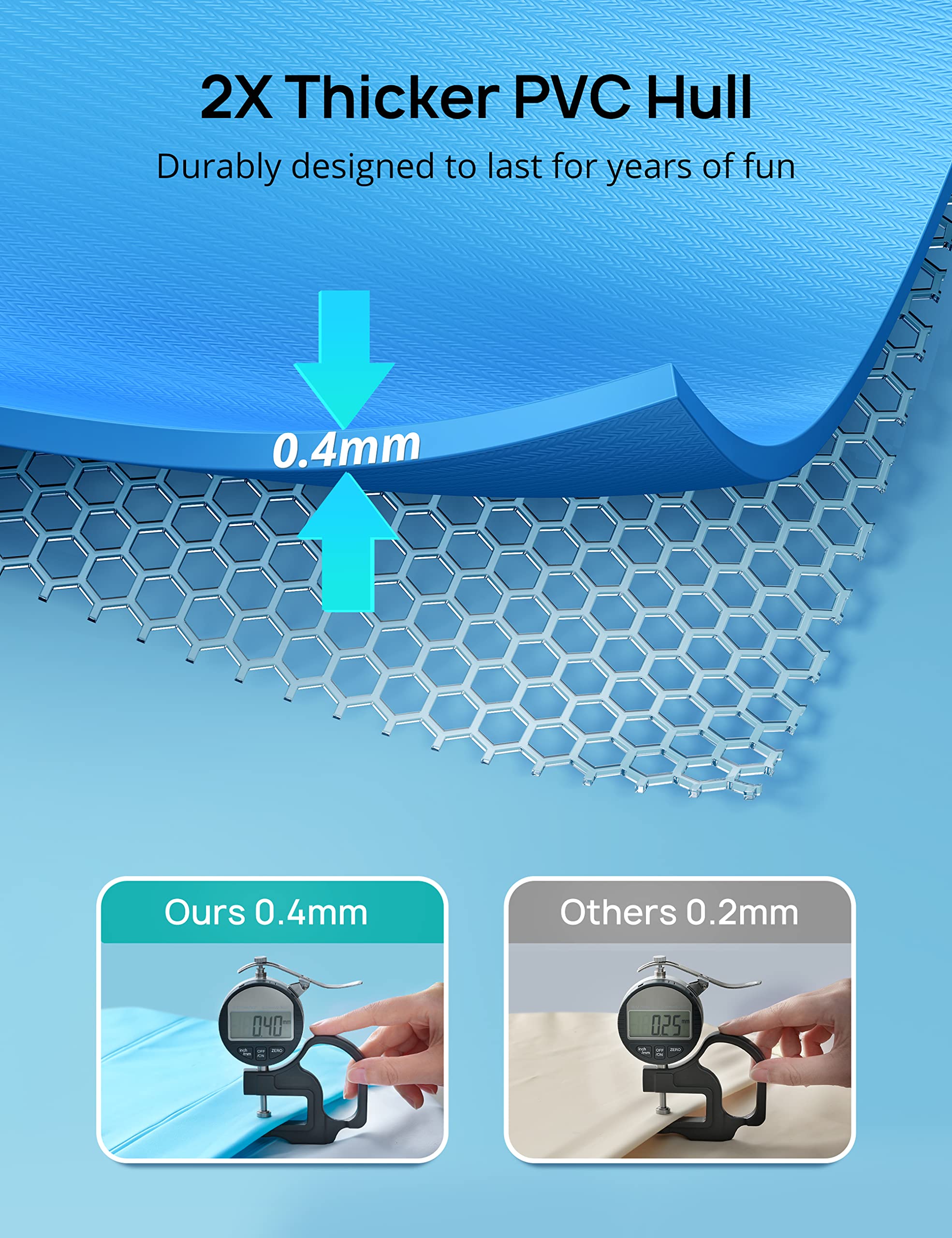 EVAJOY repair patches and box contents for easy on-site fixes