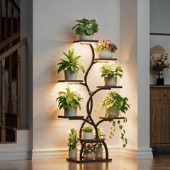 EVAWOO grow light fixtures detail showing adjustable full-spectrum LEDs for healthy growth