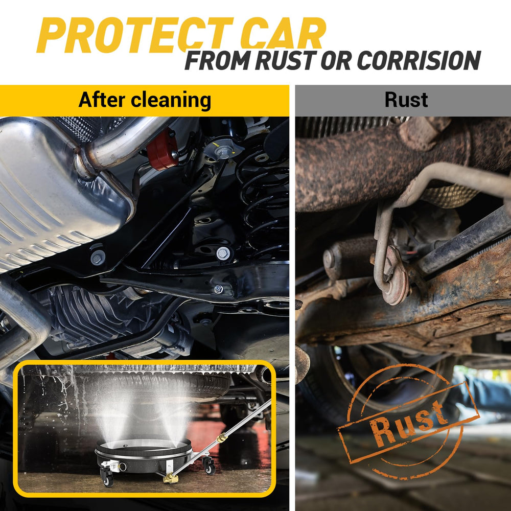 EVEAGE driveway cleaning action demonstrating broad coverage and speed