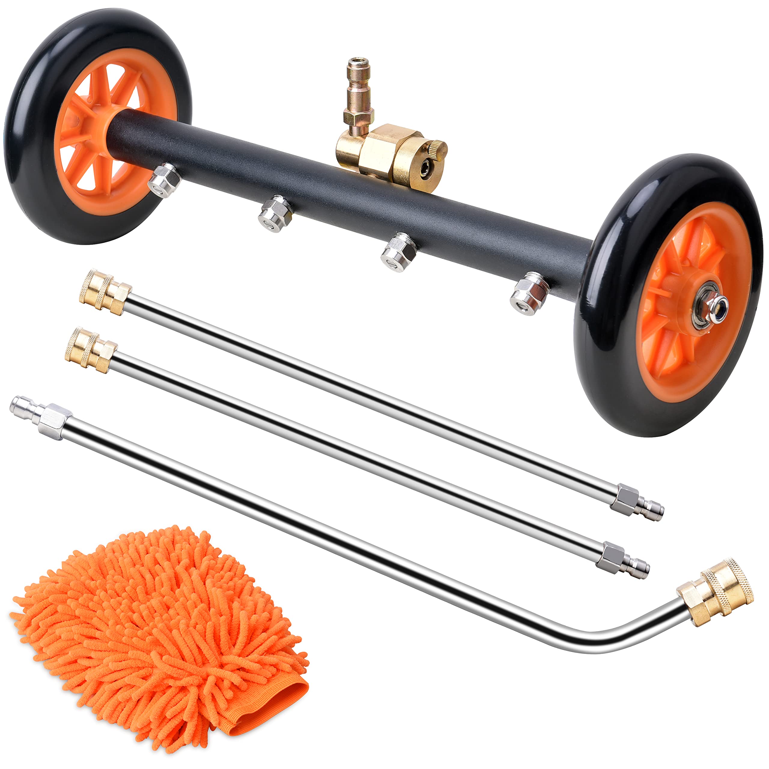 EVEAGE attachment front view showing dual-mode design and build quality for versatile cleaning