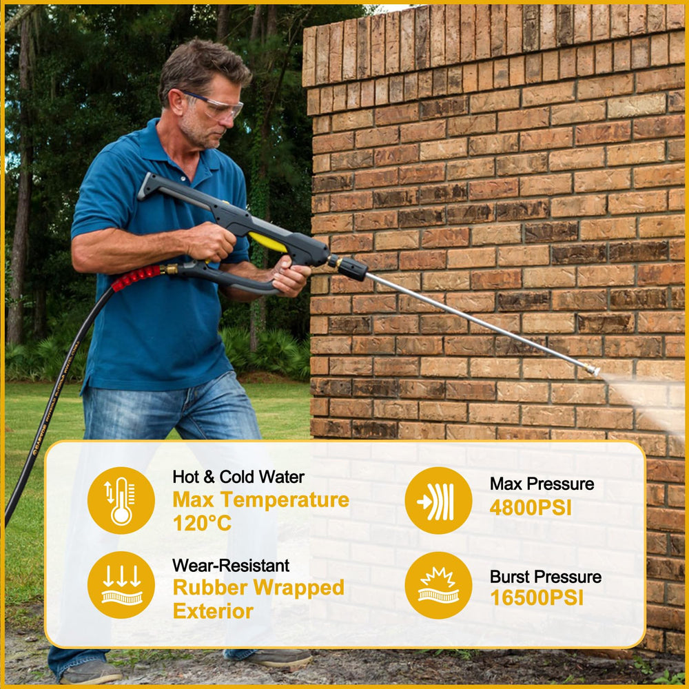 EVEAGE steel wire braid detail offering kink resistance and durability