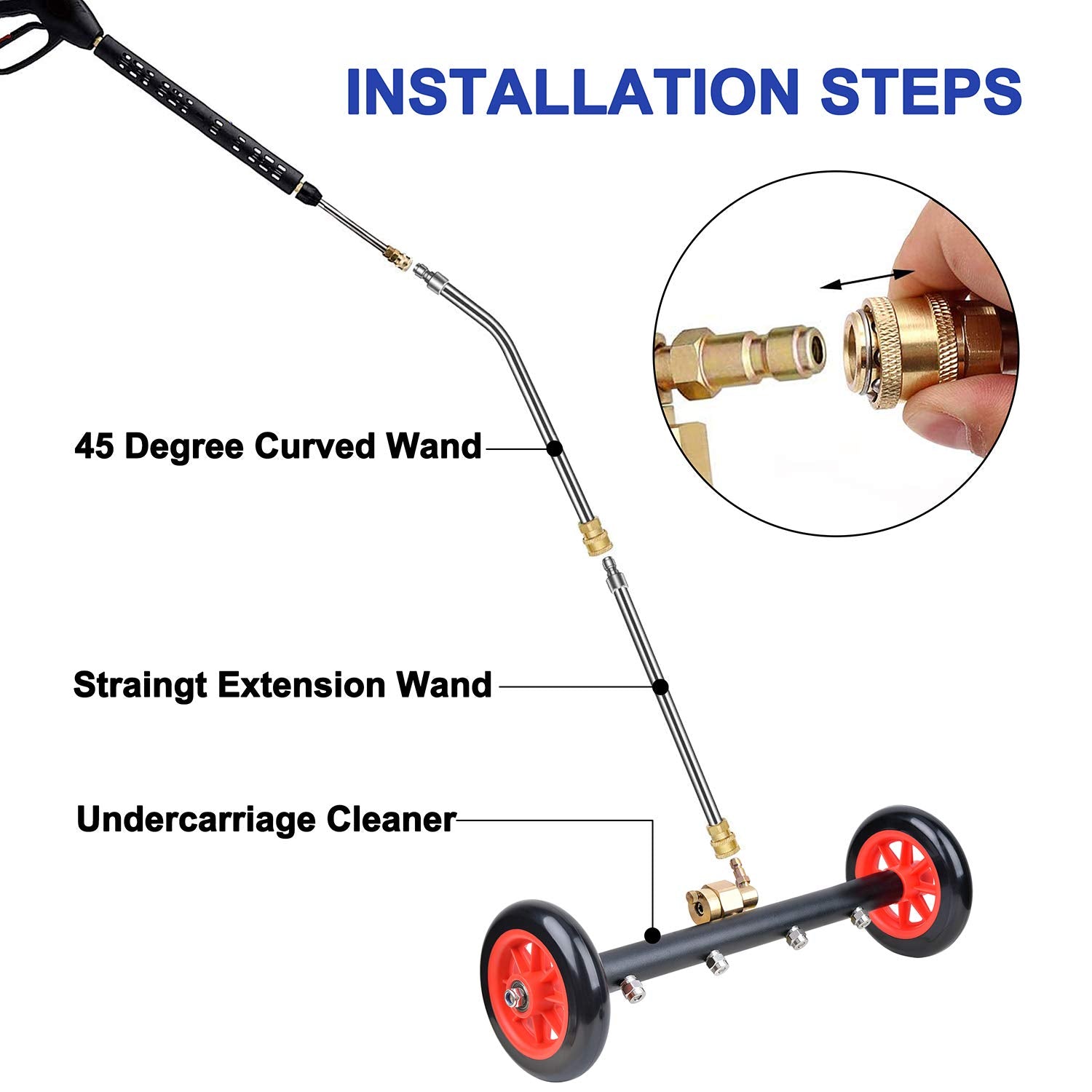 EVEAGE in use cleaning vehicle undercarriage reducing effort and improving access