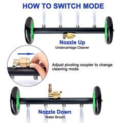 EVEAGE extension rods assembled with quick connectors for extended reach and leak reduction