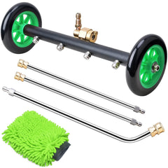 EVEAGE front view of undercarriage attachment showing full 16-inch cleaning width and durability