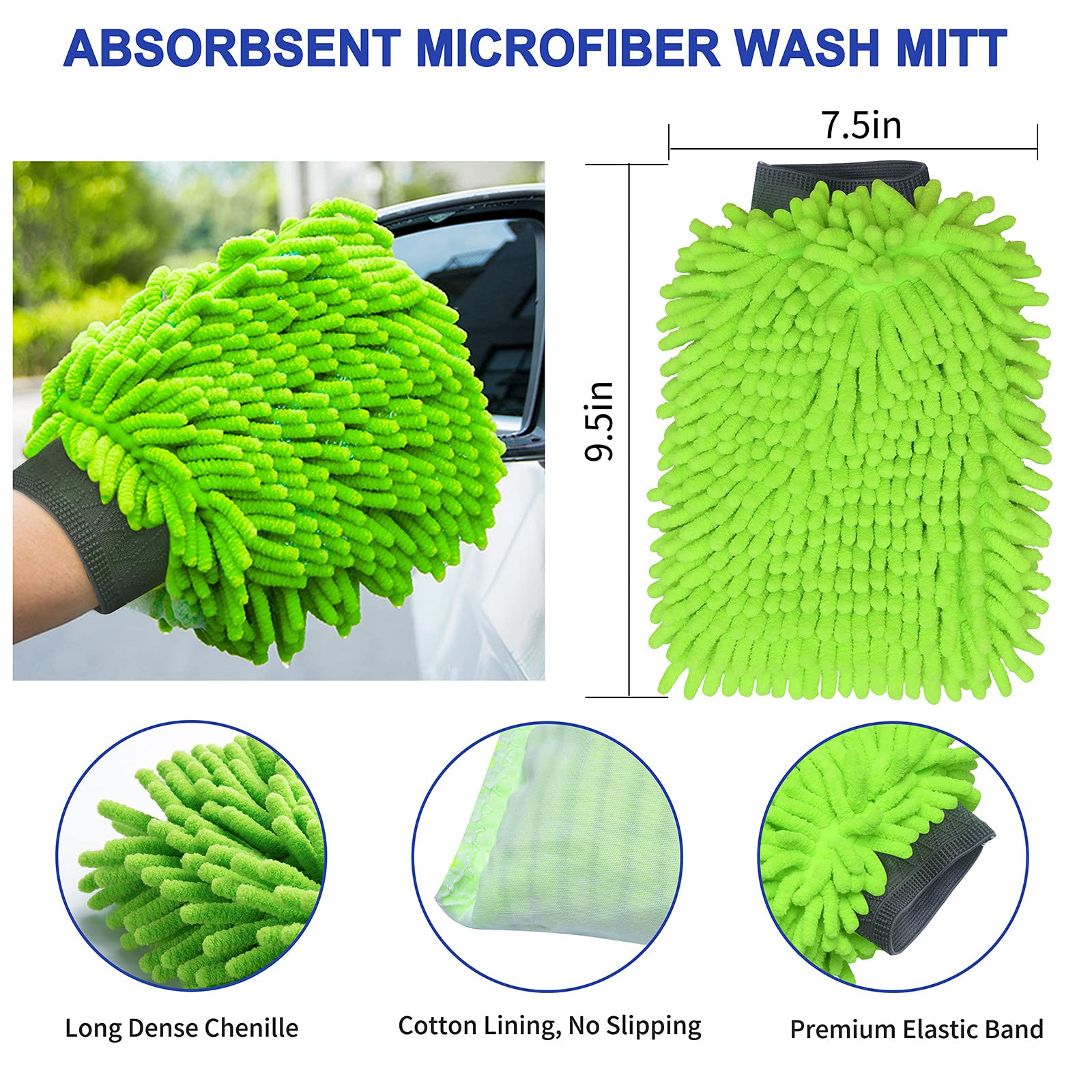 EVEAGE surface mode cleaning patio surface quickly with wide broom-like spray pattern