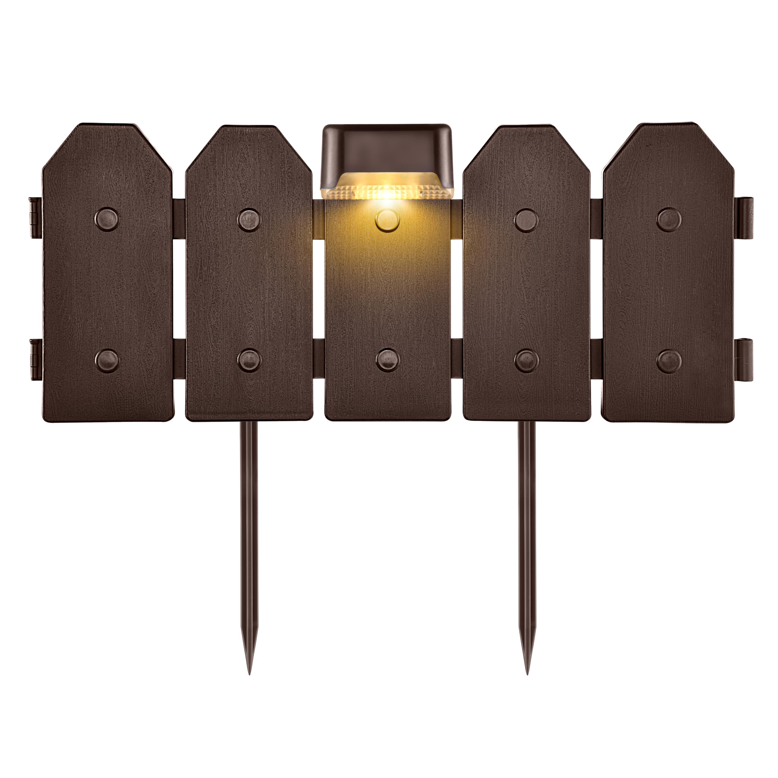 Evelyne front view showing full 15-panel border and clean finish